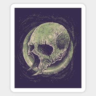 Skull Green Goblin Sticker